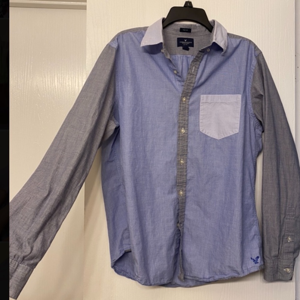 Mens Button Down Dress Shirt